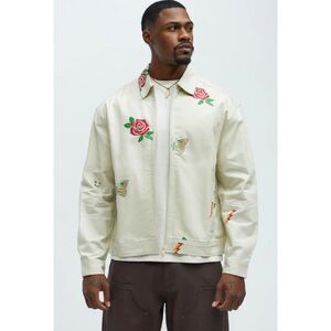 NEW NWT Mens Sz Small Unique Full Zip FRESH PRINTS OF BEL-AIR Printed Jacket